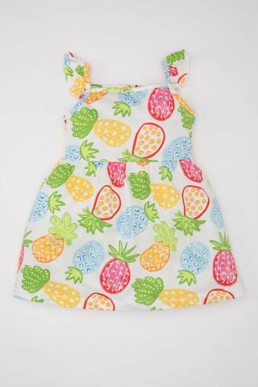 Baby Girl Patterned Sleeveless Dress