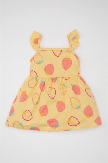 Robe Sans Manches à motifs pour bébé Fille