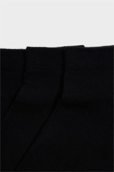 Erkek Dikişsiz 3'lü Bambu Patik Çorap