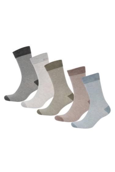 Chaussettes Longues Coton pour Homme - 5 Paires