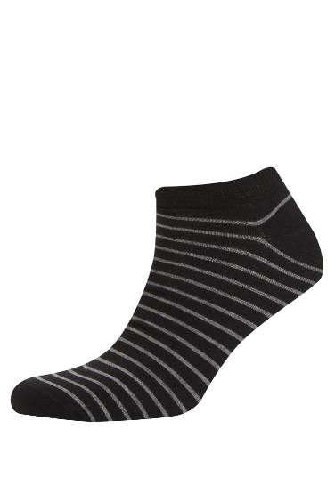 Man Striped Seamless 3 Piece Bamboo Socks