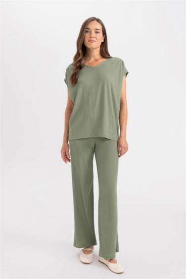 кең аяқ тұрақты етек кресс матасы Шалбар