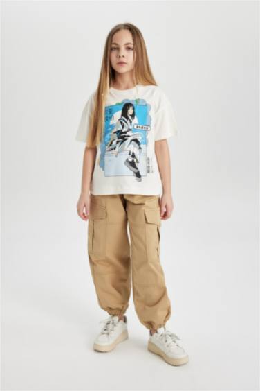 تي شيرت اوفر سايز بناتي نص ردن