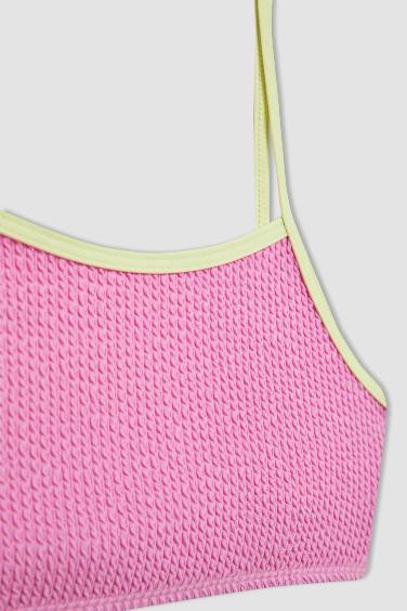 طقم بكيني بناتي - قطعتين