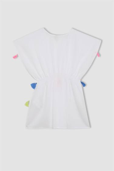 فستان بحر بناتي قطن