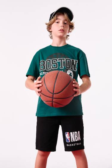 Boy NBA Boston Celtics Crew Neck Short Sleeve T-Shirt