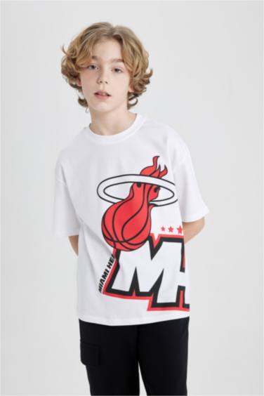 Футболка оверсайз NBA Miami Heat для мальчиков