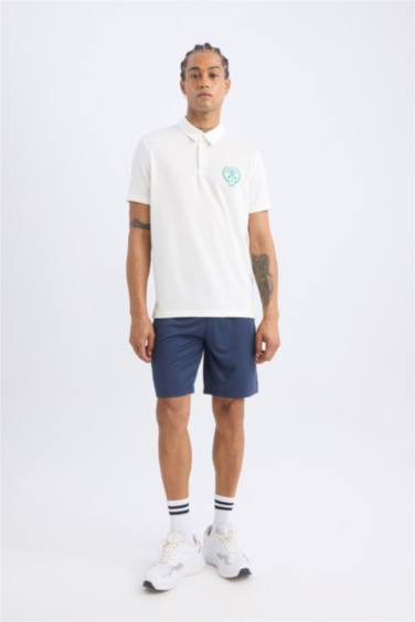 DeFactoFit Standard Fit Printed Sports Heavy Fabric T-Shirt