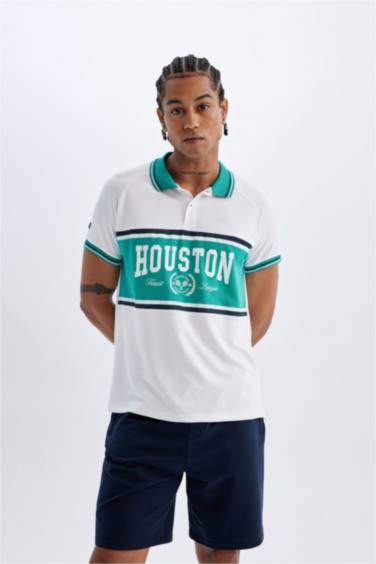 شورت رياضي كحلي قصير قصة عادية من DeFactoFit