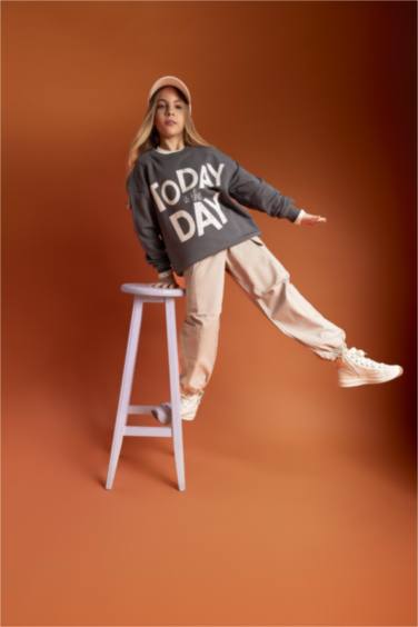 بنطلون كارجو باراشوت بناتي قطن