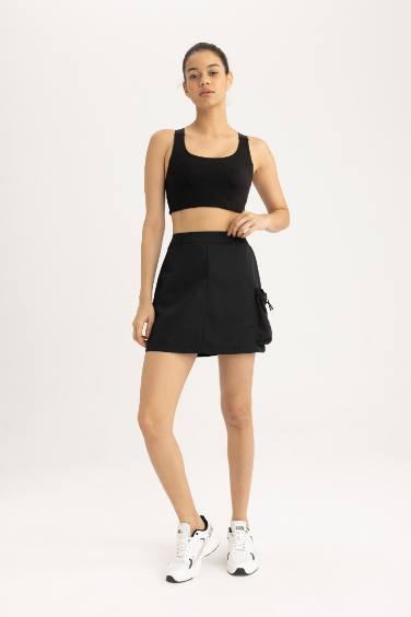 DeFactoFit Standard Fit Mini Skirt