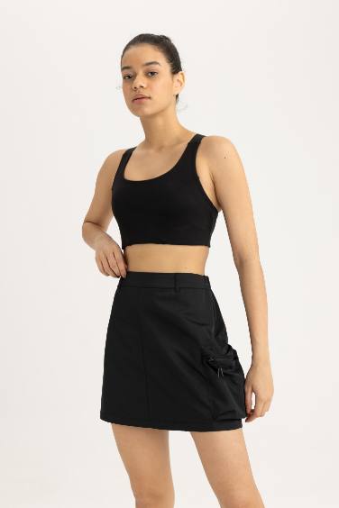 DeFactoFit Standard Fit Mini Skirt