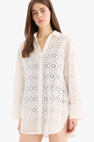 لبس بحر قطن قصة عادية من Fall in Love