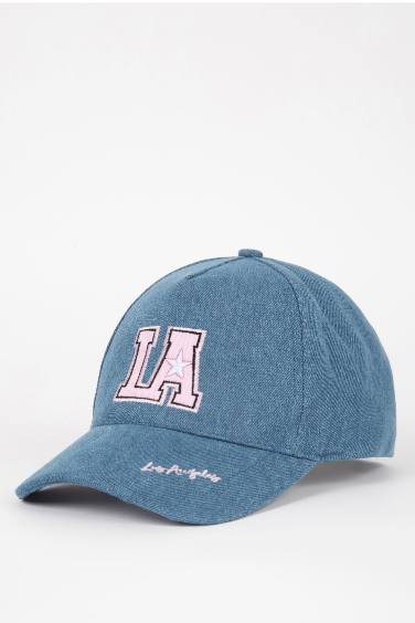 Girl Jean Embroidered Hat