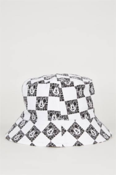 Girl Gabardine Printed Mickey & Minnie Licensed Hat