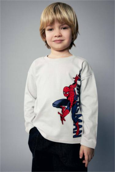 Boy Baby Marvel Comics Cotton Long Sleeve T-Shirt