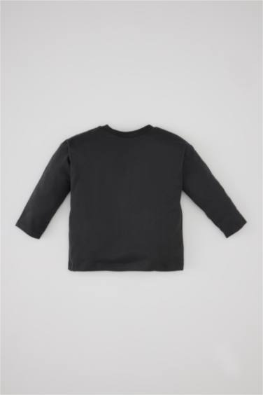 T-Shirt à Manches Longues avec Imprimé Tigre Pour Bébé Garçon