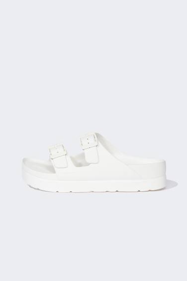 Woman High Base Double Band Eva Slippers