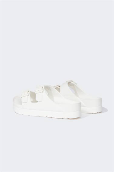 Woman High Base Double Band Eva Slippers