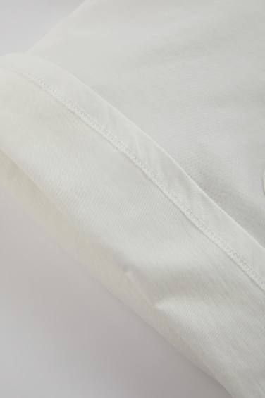 T-Shirt Coupe Régulière Col rond et Manches Longues Pour Bébé Fille