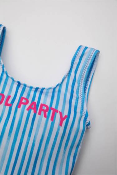 Baby Girl Patterned Swimsuit