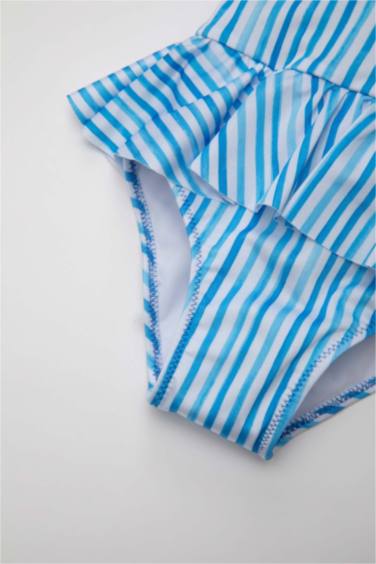 Baby Girl Patterned Swimsuit