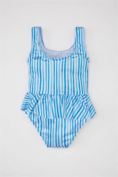 Baby Girl Patterned Swimsuit