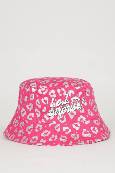 Chapeau en Tissu Argenté à Motif L.O.L. Surprise pour Fille