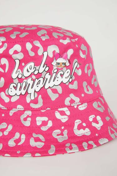 Chapeau en Tissu Argenté à Motif L.O.L. Surprise pour Fille