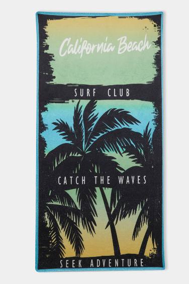 Man Beach Towel