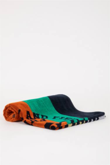 Serviette de plage en coton imprimée pour garçon