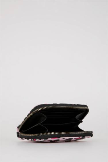 Кошелек из искусственной кожи с леопардовым принтом