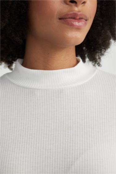 Regular Fit Ribana Long Sleeve Top