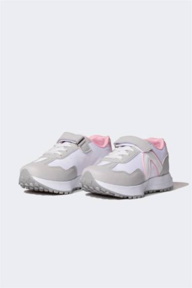 Kız Çocuk Yüksek Taban Suni Deri Sneaker