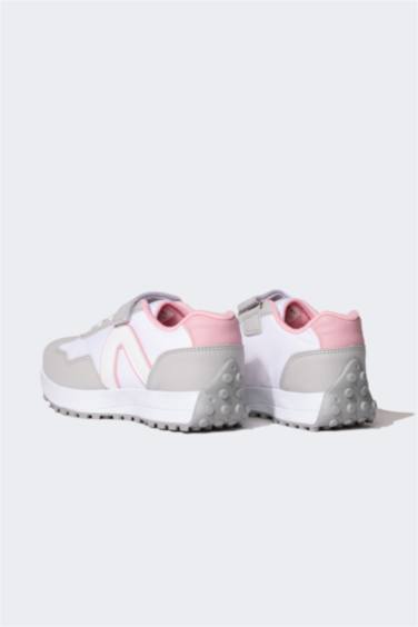 Kız Çocuk Yüksek Taban Suni Deri Sneaker