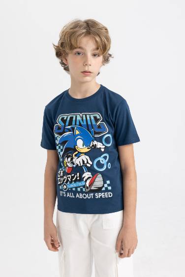 Regular Fit Sonic the Hedgehog Short Sleeve T-Shirt