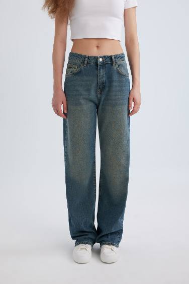 90 Wide Leg High Waist Long Jeans