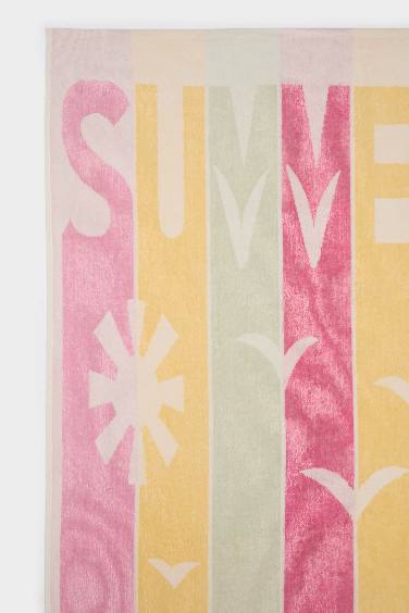 Woman Patterned Cotton Beach Towel