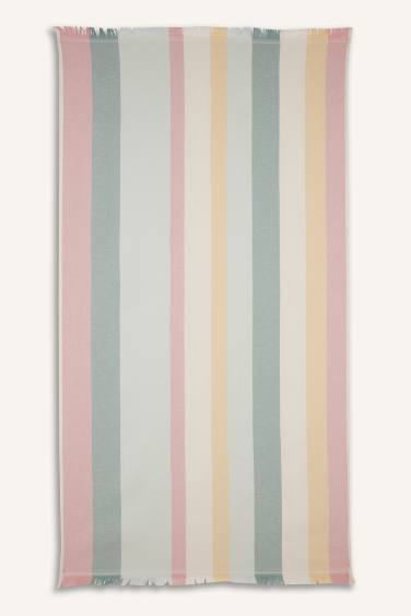 منشفة بحر نسائي قطن منقوش