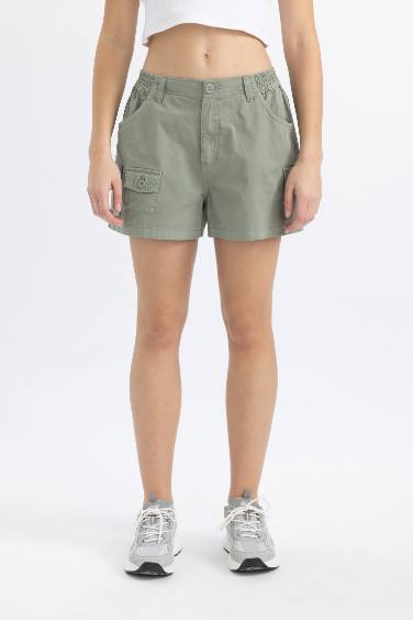 Шорты стандартного кроя из габардина, Coool