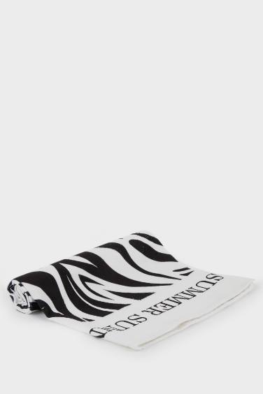 بشكير بحر حريمي قطن زيبرا