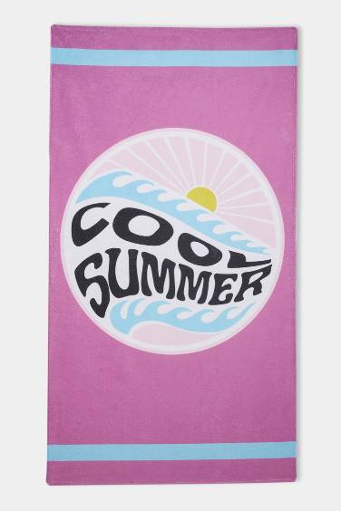 Girl Cotton Beach Towel