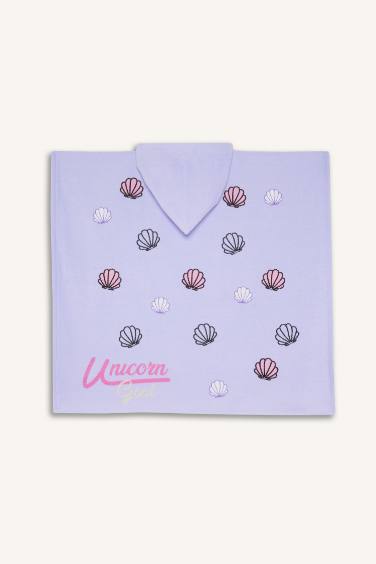 منشفة بناتي قطن مطبوع