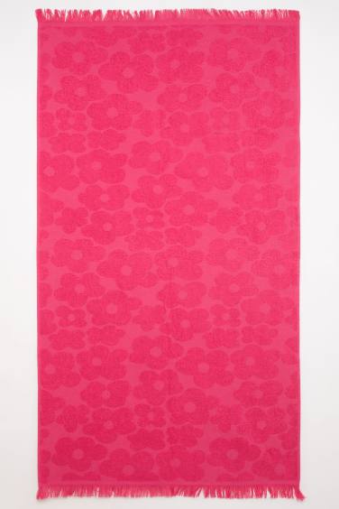 Girl Patterned Cotton Beach Towel