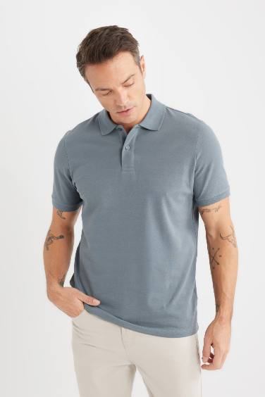 Regular Fit Polo Yaka Pike Polo Tişört