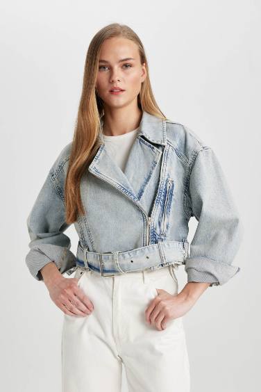 Biker Jean Jacket