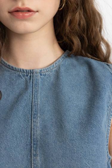 Джинсовая блузка
