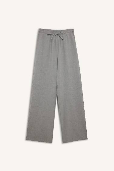 Wide Leg Normal Waist Trousers