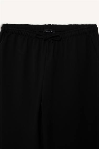 Normal Bel Wıde Leg Pantolon - Görsel 9