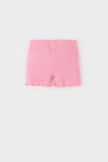 Baby Girl Regular Fit Corduroy Shorts